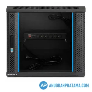 INDORACK WIR4510S Wallmount Rack 10U 19 Inch Depth 450mm Single Glass Door