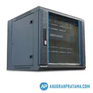 INDORACK WIR6010D Wallmount Rack 10U 19 Inch 600mm Depth Double Glass Door