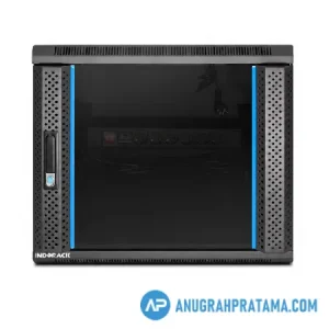 INDORACK WIR6010S Wallmount Rack 10U 19 Inch Depth 600mm Single Glass Door