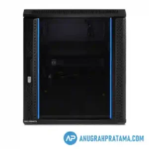 INDORACK WIR6012D Wallmount Rack 12U 19 Inch Depth 600mm Double Glass Door