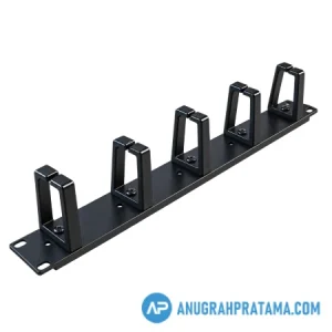 INDORACK WM51 Wire Management Panel 1U With 5 Ring